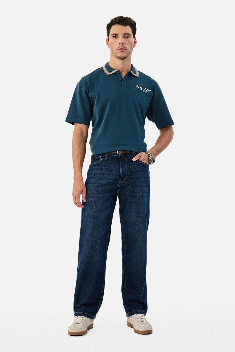 سنيتش Washed Baggy Jeans